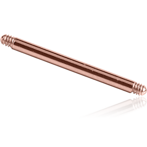 14K ROSE GOLD BARBELL PIN