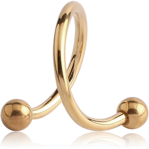 18K GOLD MICRO BODY SPIRAL