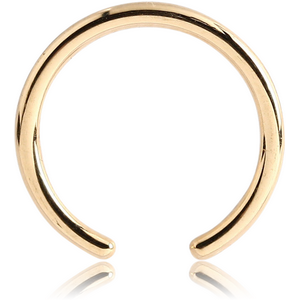 9K GOLD BALL CLOSURE RING PIN