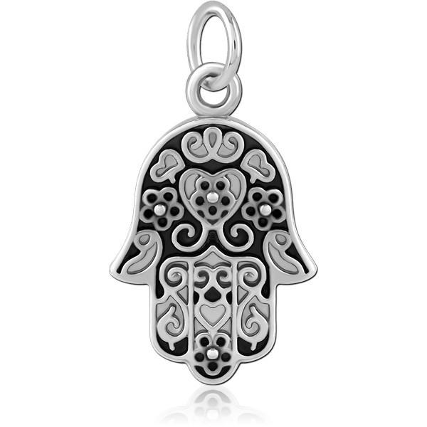 RHODIUM PLATED CHARM