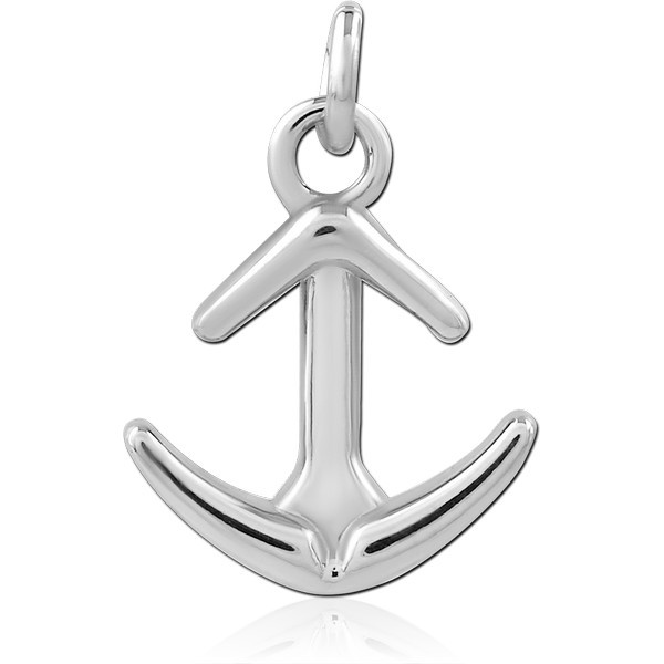 RHODIUM PLATED BRASS CHARM