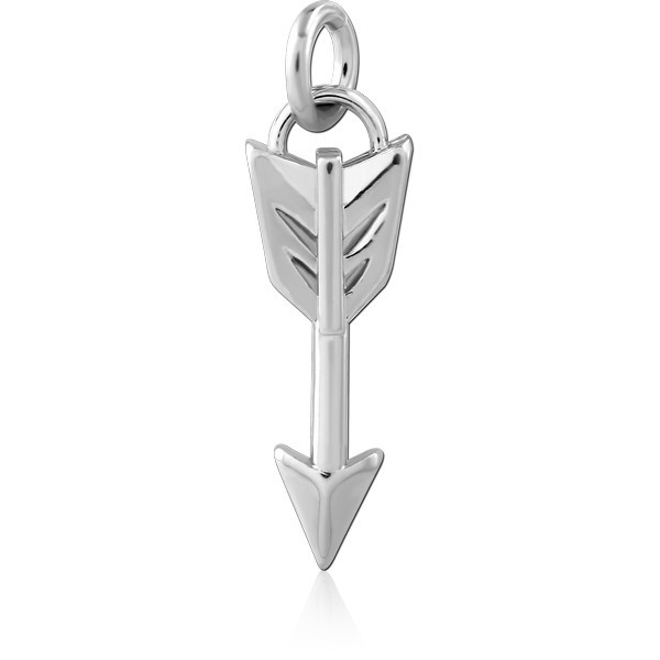 RHODIUM PLATED BRASS CHARM