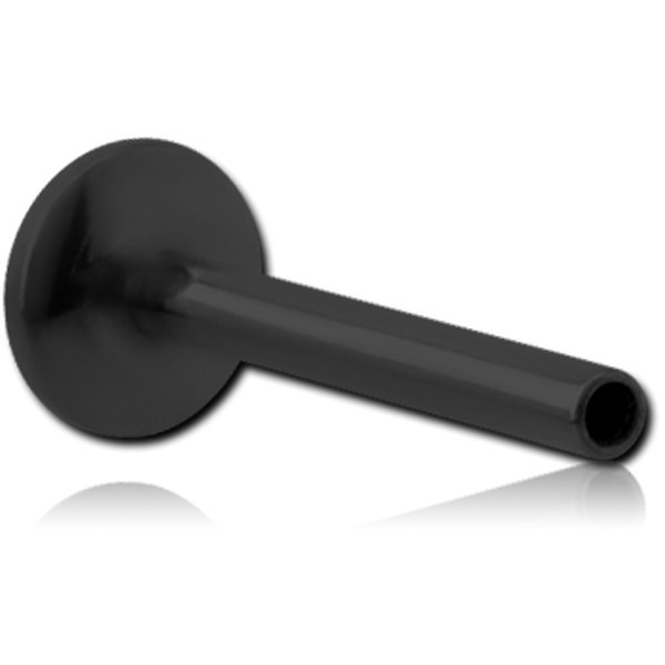 BLACK PVD SURGICAL STEEL INTERNALLY THREADED LABRET PIN