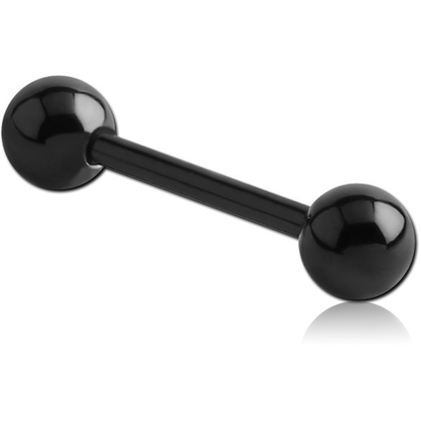 BLACK PVD COATED SURGICAL STEEL MICRO BARBELL