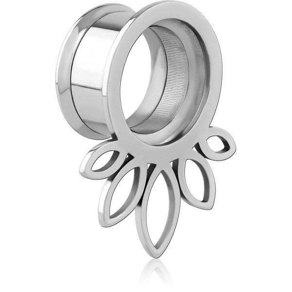 STAINLESS STEEL DOUBLE FLARED INTERNALLY THREADED TUNNEL