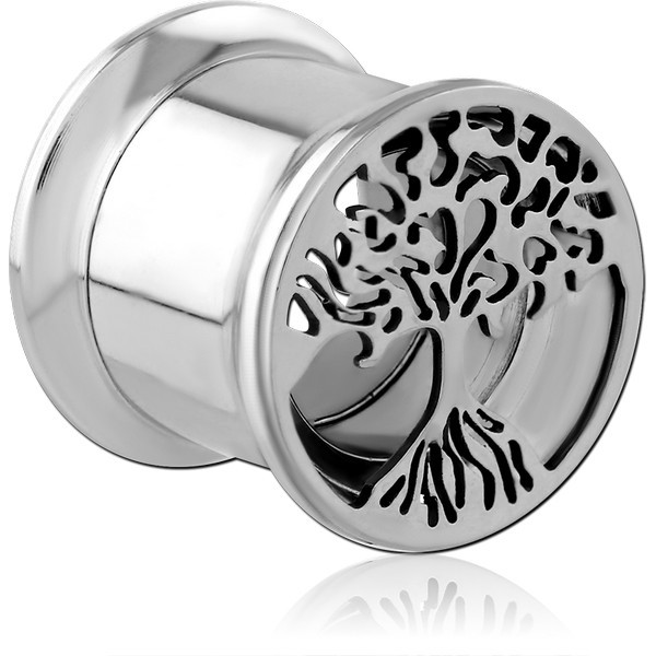 STAINLESS STEEL DOUBLE FLARED INTERNALLY THREADED TUNNEL