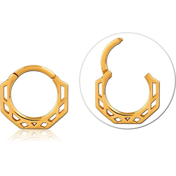 STERLING SILVER 925 GOLD PVD COATED MULTI PURPOSE CLICKER