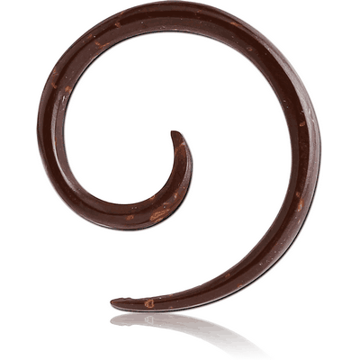 COCONUT SHELL EAR SPIRAL