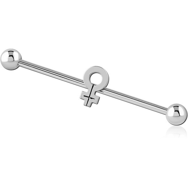 SURGICAL STEEL INDUSTRIAL BARBELL