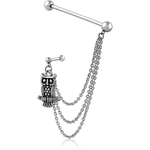 SURGICAL STEEL INDUSTRIAL BARBELL