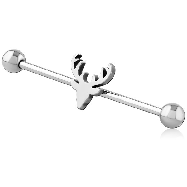 SURGICAL STEEL INDUSTRIAL BARBELL