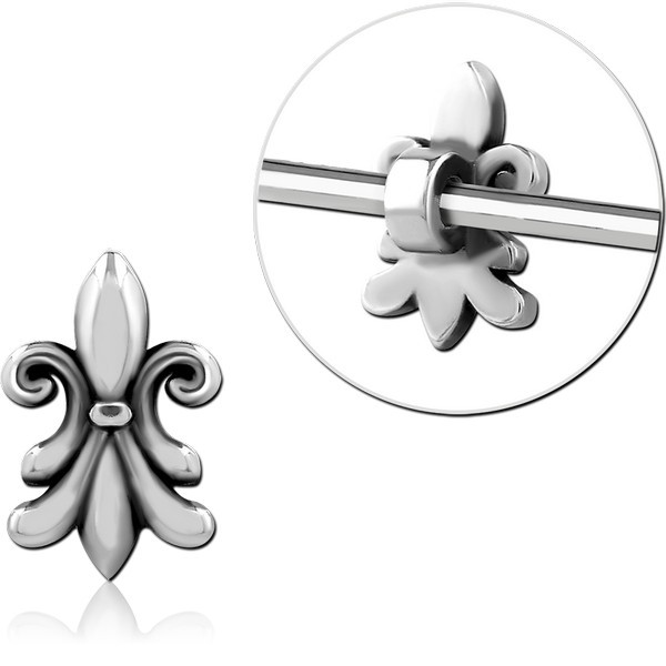 SURGICAL STEEL ADJUSTABLE SLIDING CHARM FOR INDUSTRIAL BARBELL