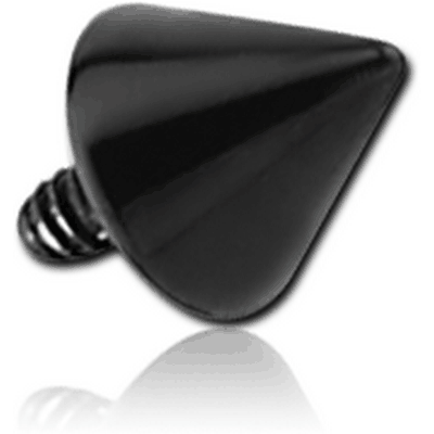 BLACK PVD SURGICAL STEEL CONE FOR 1.6MM INTERNALLY THREADED PIN