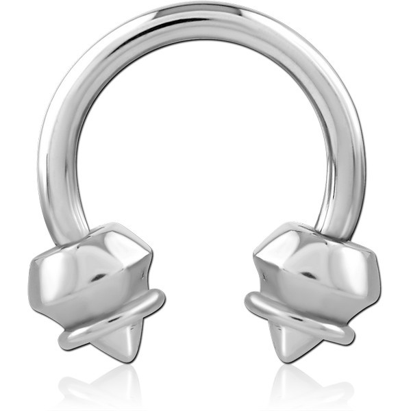 SURGICAL STEEL ATTACHMENT INTERNALLY THREADED FOR CIRCULAR BARBELL