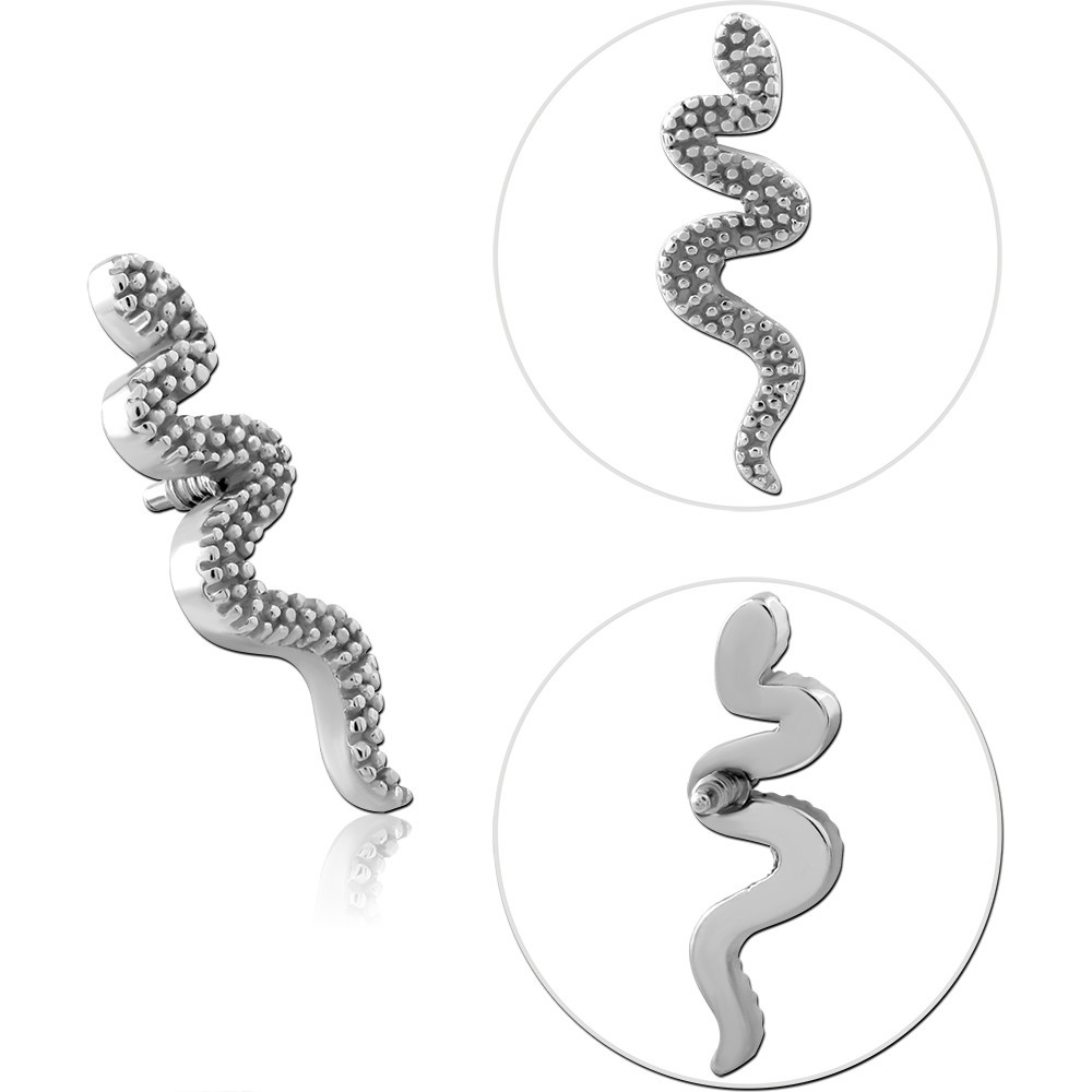 SURGICAL STEEL INTERNAL THREADED ATTACHMENT SNAKE