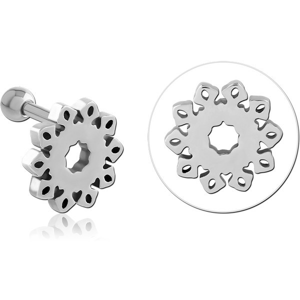 SURGICAL STEEL TRAGUS MICRO BARBELL