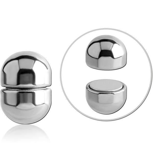 SURGICAL STEEL MAGNETIC FAKE PLUG