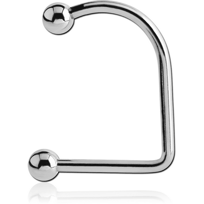 SURGICAL STEEL MICRO LIP HOOP