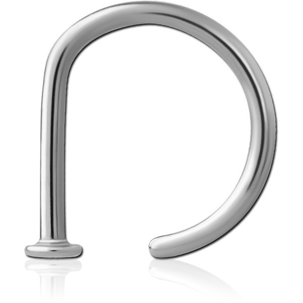 SURGICAL STEEL OPEN NOSE RING