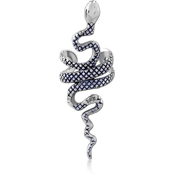 SURGICAL STEEL EAR CUFF - SNAKE