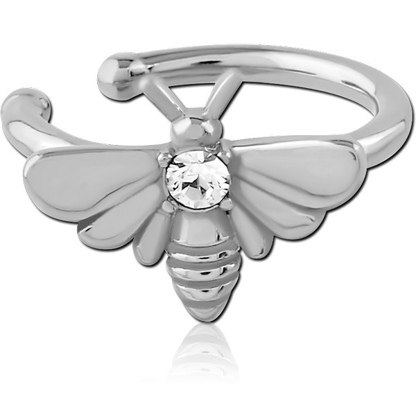 SURGICAL STEEL JEWELED EAR CUFF