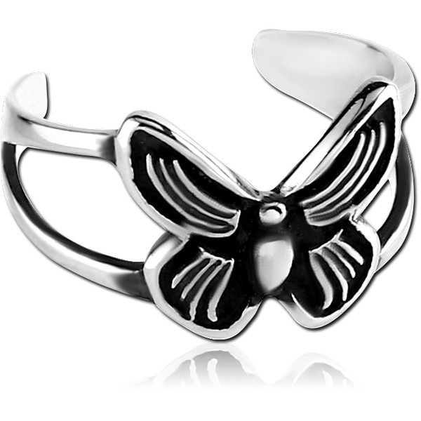 SURGICAL STEEL EAR CUFF - BUTTERFLY