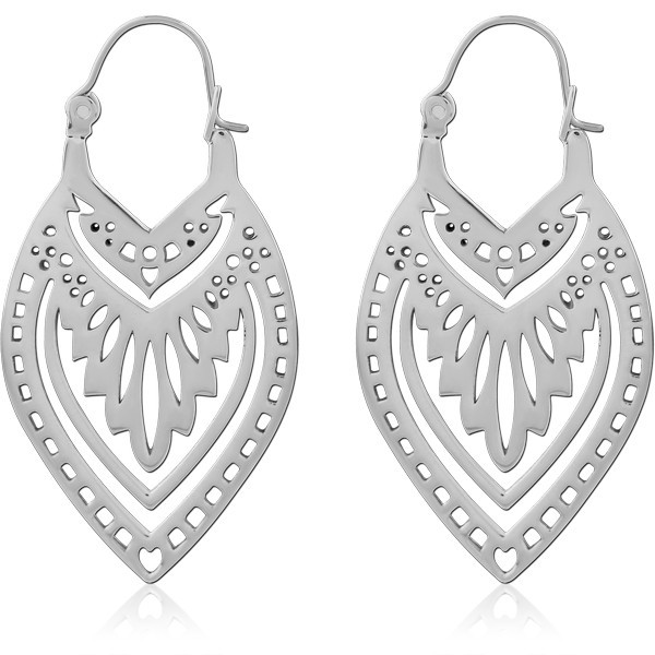 SURGICAL STEEL HOOP EARRINGS