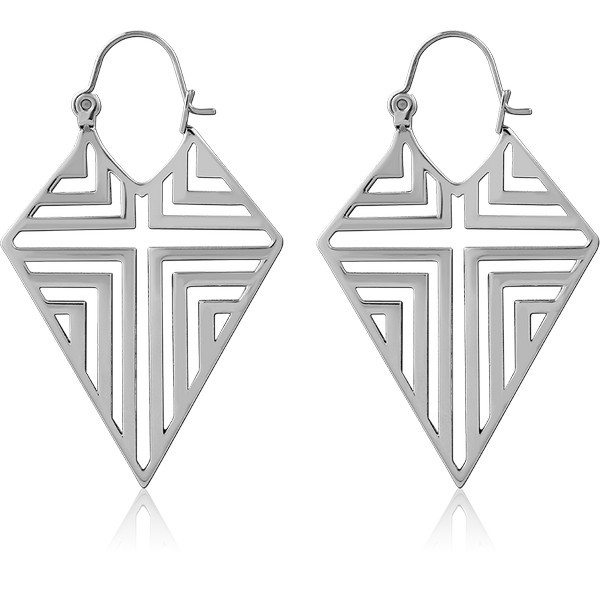 SURGICAL STEEL HOOP EARRINGS PAIR