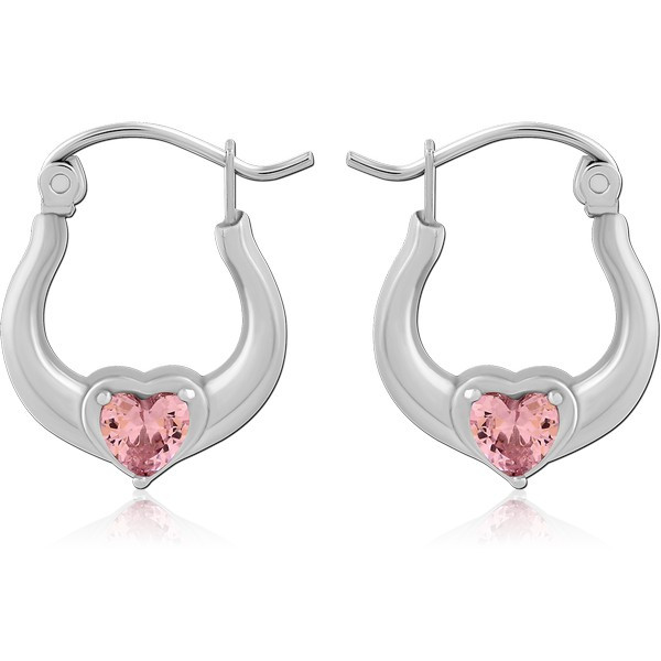 SURGICAL STEEL HOOP EARRINGS PAIR