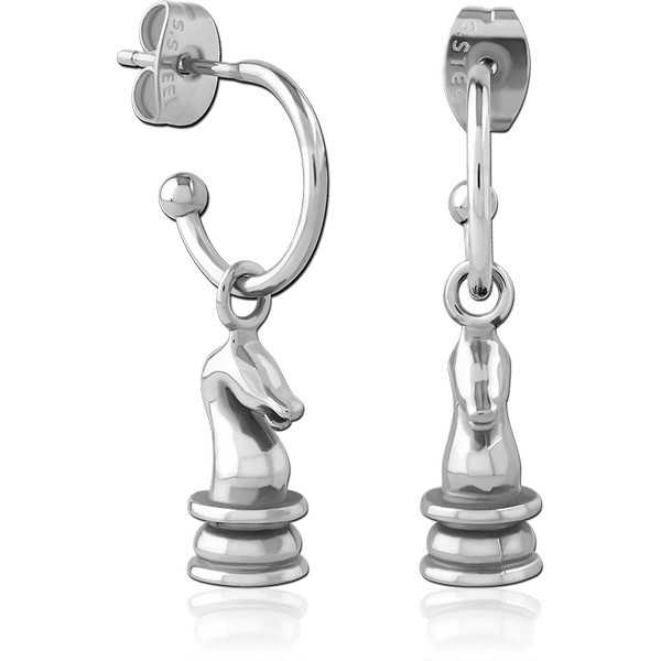 SURGICAL STEEL EAR STUDS PAIR