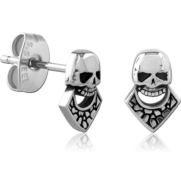 SURGICAL STEEL EAR STUDS PAIR