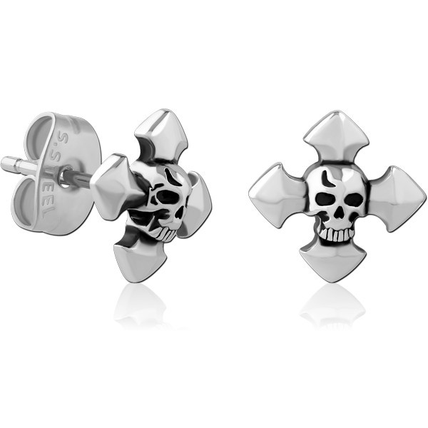 SURGICAL STEEL EAR STUDS PAIR