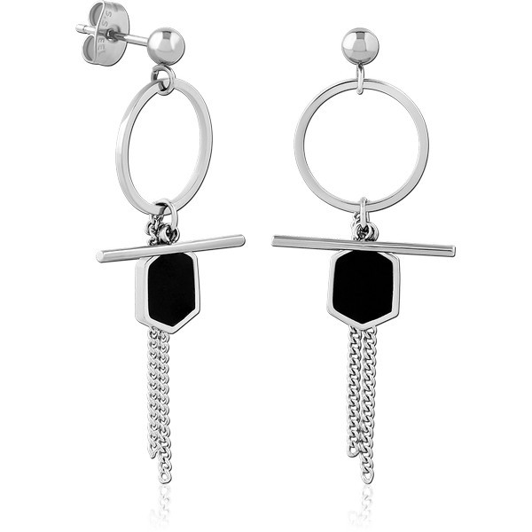 SURGICAL STEEL EAR STUDS PAIR