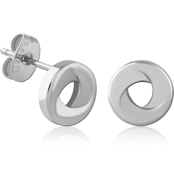 SURGICAL STEEL EAR STUDS PAIR