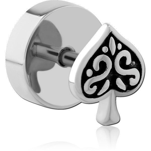 SURGICAL STEEL FAKE PLUG