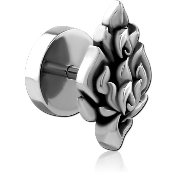 SURGICAL STEEL FAKE PLUG