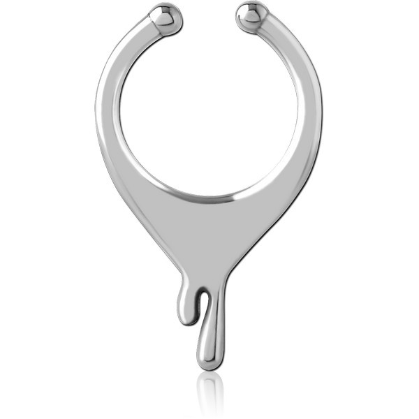 SURGICAL STEEL FAKE SEPTUM RING
