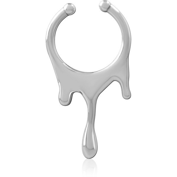 SURGICAL STEEL FAKE SEPTUM RING
