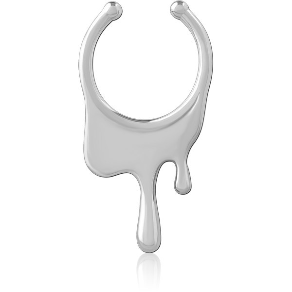 SURGICAL STEEL FAKE SEPTUM RING