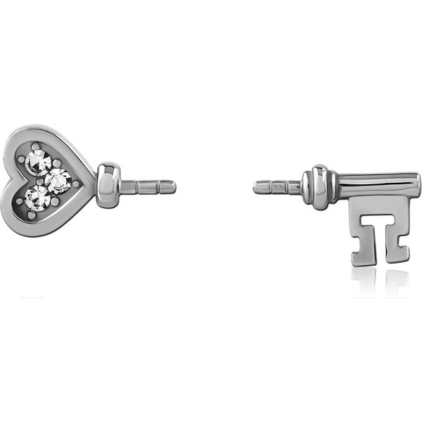 SURGICAL STEEL PUSH FIT JEWELED ATTACHMENT FOR BIOFLEX INTERNAL NIPPLE SHIELD