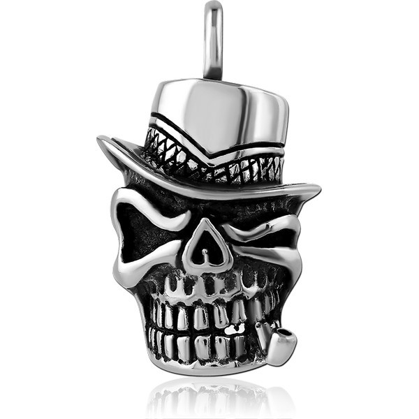 SURGICAL STEEL PENDANT - SKULL