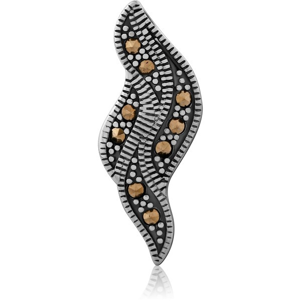 SURGICAL STEEL JEWELED PENDANT