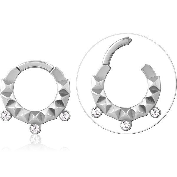 SURGICAL STEEL JEWELED MULTI PURPOSE CLICKER