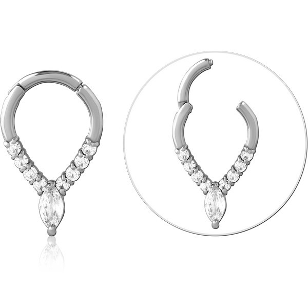 SURGICAL STEEL JEWELED MULTI PURPOSE CLICKER