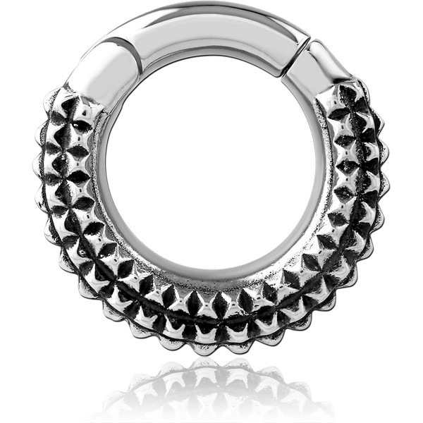 SURGICAL STEEL HINGED SEGMENT CLICKER