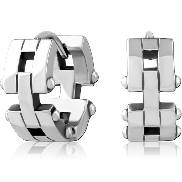 SURGICAL STEEL HUGGIES PAIR