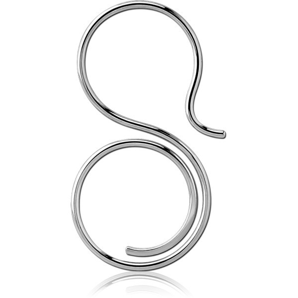 SURGICAL STEEL HOOP EARRINGS FOR TUNNEL