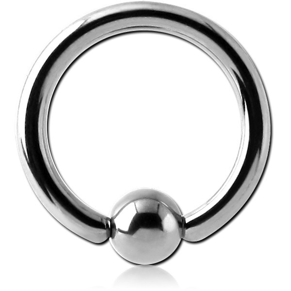 TITANIUM BALL CLOSURE RING