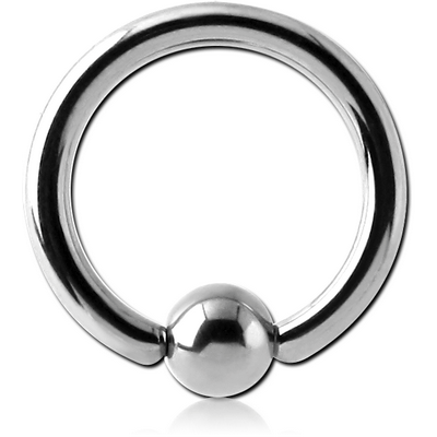 TITANIUM BALL CLOSURE RING