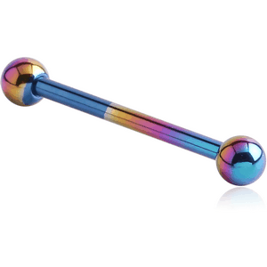 ANODISED TITANIUM BARBELL